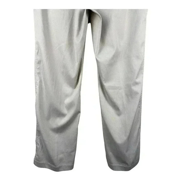 NIKE DRI FIT WHITE STRAIGHT LEG GOLF PANTS 36x32 - Picture 8 of 10